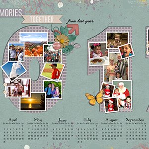 2017 calendar for the side of the refrigerator