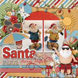 Santa Aussie Style