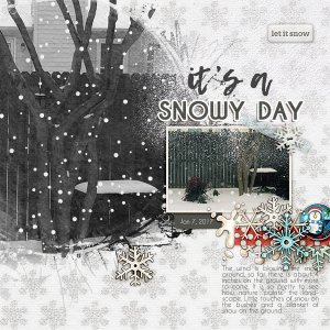 It's a snowy day