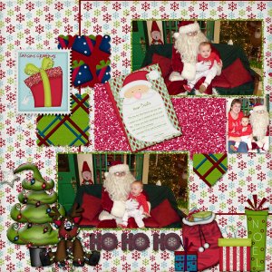 First Visit with Santa