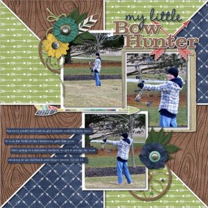 My little Bow Hunter