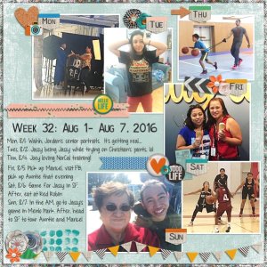 Week 32: Aug 1- Aug 7, 2016