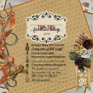 Top Ten 2016 - January 2017 Word Art Challenge