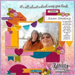 Snowshoeing Fun