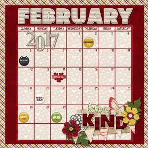 February 2017 Calendar
