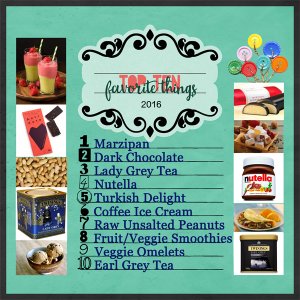 My Top Ten Favorite Treats