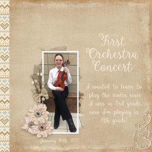First Orchestra Concert