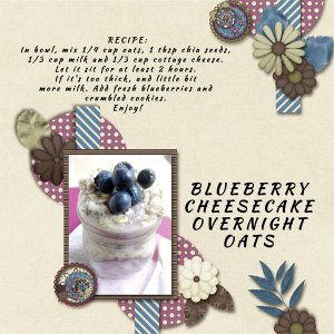Blueberry cheesecake