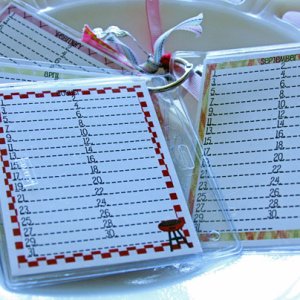 Perpetual Birthday Calendar badge Album Templates and Project