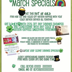 March Special Flyer