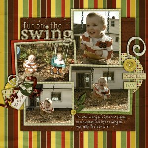 fun on the swing
