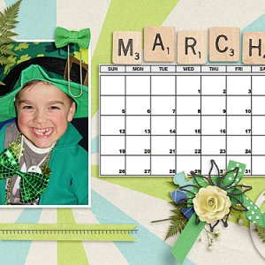 March Desktop (for February Challenge)