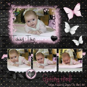 Tummy Time (Feb 2017 Font Challenge)