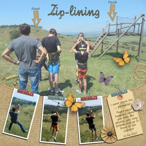 Zip-lining