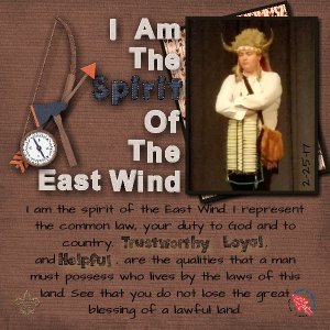 I am the Spirit of the East wind