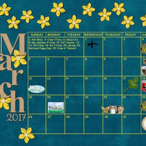March Sum-Up Calendar