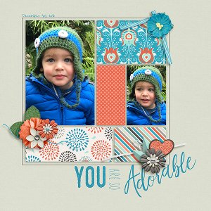 Adorable (Scraplift Challenge)
