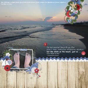 like shells on the beach