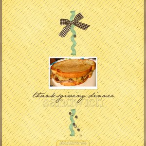Thanksgiving Dinner Sandwich