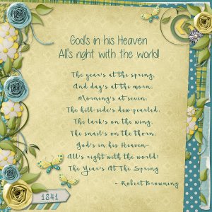 God's in his Heaven