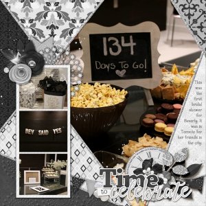 March Template Bundle - Silver Celebration