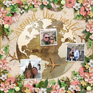 around the world