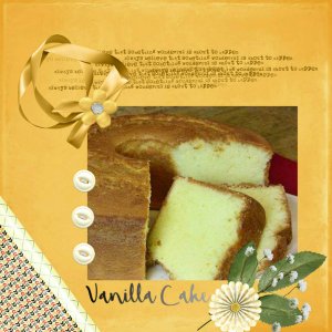 Vanilla cake