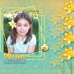 Anna in Daffodils