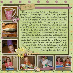 March - A Collection of Memories