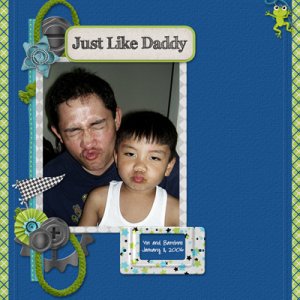 just like daddy