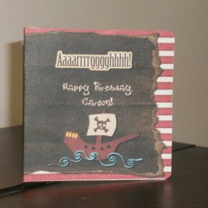 Pirate Birthday Card