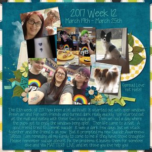2017 Week 12 -- March 19th - March 25th