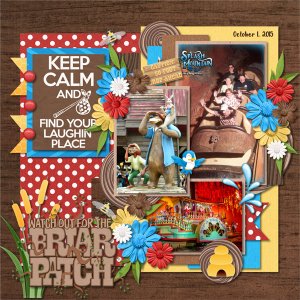 Watch Out For The Briar Patch - Left Page