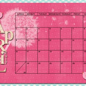 April Sum Up Calendar