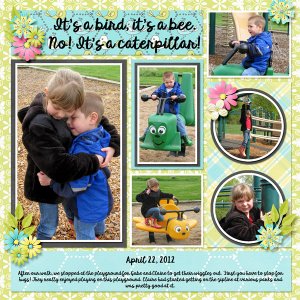 A bird, a bee, or a caterpillar