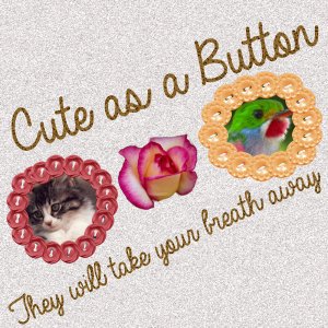 Cute as a button