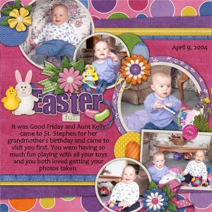April Template Bundle - Easter Fun