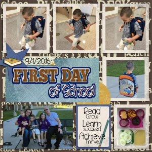 First Day of School R
