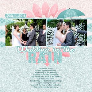Wedding in the Rain