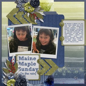 Maine Maple Sunday (in the rain)