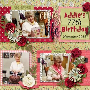 Addie's 77th Birthday