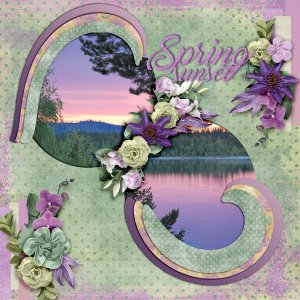 Spring-sunset