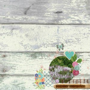 Summer themed layout