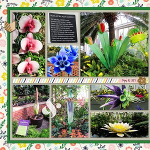 Glass Exhibit at Phipps Conservatory, left