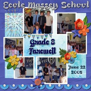 Dylan Grade 8 Farewell