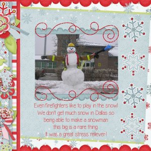 may back it up - Just So Scrappy - Snow Cute