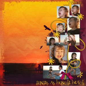 Sunset on Bunche Beach
