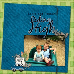 Lexie and Tanner Ridin' High