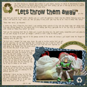 Let's Throw Them Away