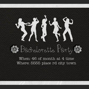 Bachelorette Party Invite